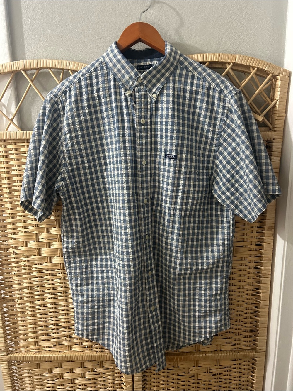 Vintage Chaps Ralph Lauren Men’s Easy Care Button up shirt size Med